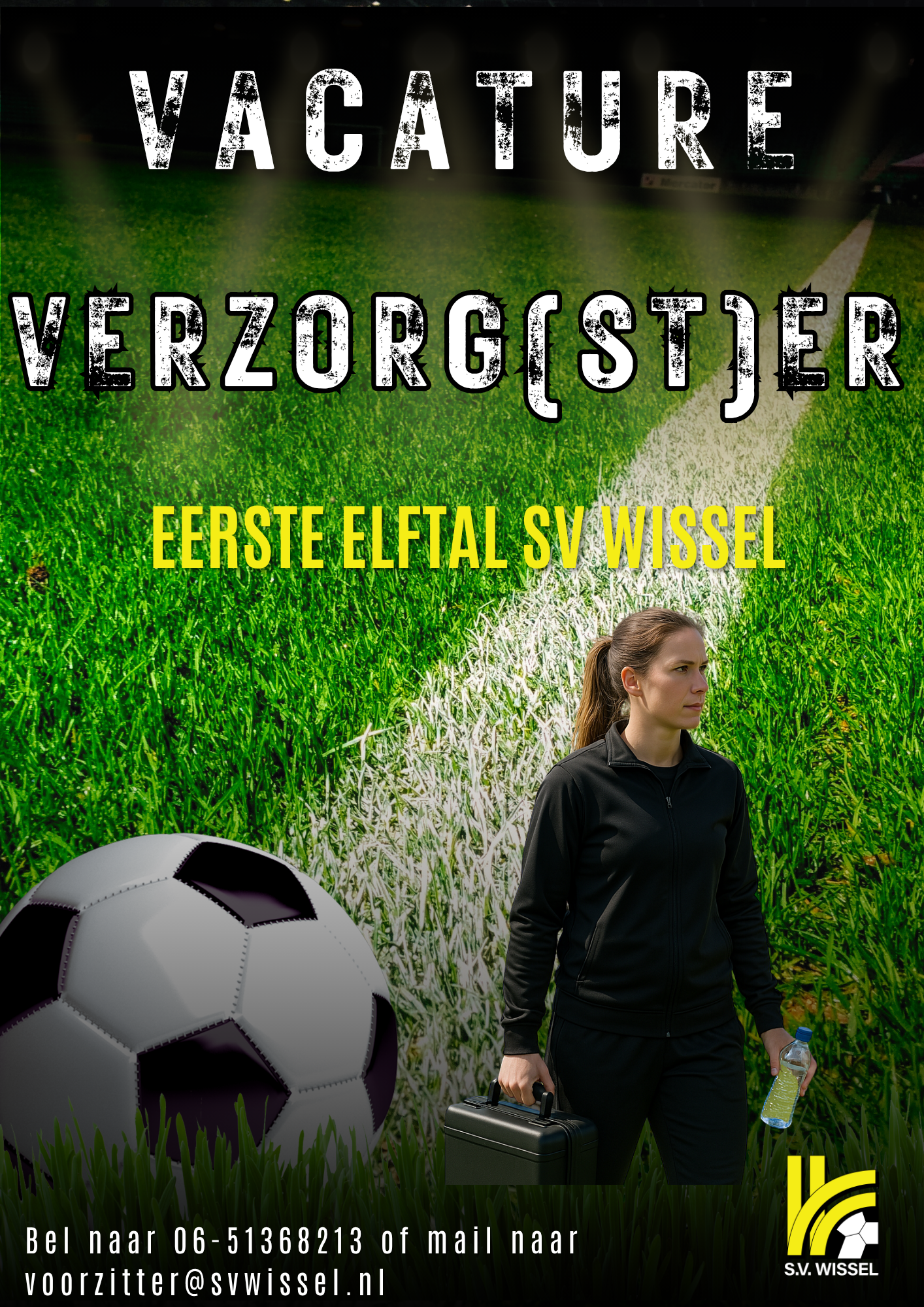 Sportieve verzorg(st)er voor eerste elftal SV Wissel